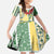 Samoa Uniting Party Family Matching Off Shoulder Maxi Dress and Hawaiian Shirt SUP Est 2025 Siapo Pattern - Polynesian Pride