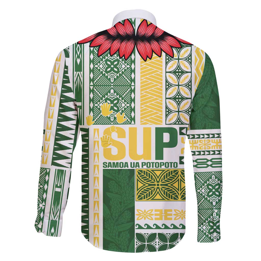 Samoa Uniting Party Family Matching Puletasi and Hawaiian Shirt SUP Est 2025 Siapo Pattern - Polynesian Pride