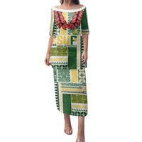 Samoa Uniting Party Family Matching Puletasi and Hawaiian Shirt SUP Est 2025 Siapo Pattern - Polynesian Pride