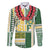Samoa Uniting Party Family Matching Tank Maxi Dress and Hawaiian Shirt SUP Est 2025 Siapo Pattern - Polynesian Pride