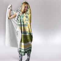 Samoa Uniting Party Hooded Blanket SUP Est 2025 Siapo Pattern LT14 - Polynesian Pride