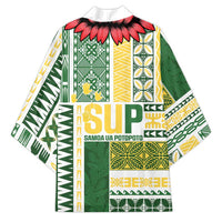 Samoa Uniting Party Kimono SUP Est 2025 Siapo Pattern LT14 - Polynesian Pride