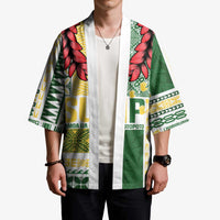 Samoa Uniting Party Kimono SUP Est 2025 Siapo Pattern LT14 - Polynesian Pride