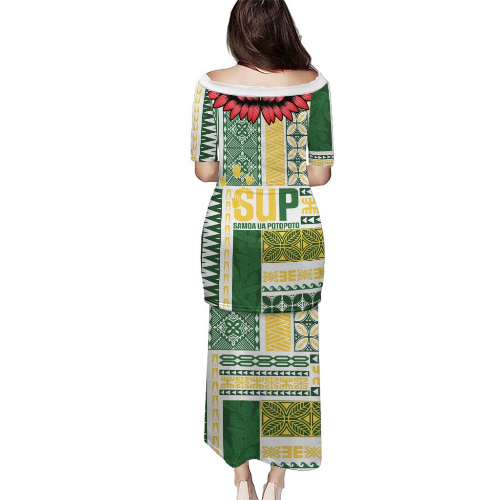Samoa Uniting Party Puletasi SUP Est 2025 Siapo Pattern LT14 - Polynesian Pride