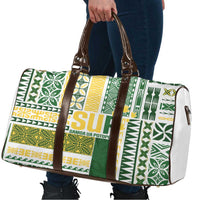 Samoa Uniting Party Travel Bag SUP Est 2025 Siapo Pattern LT14 - Polynesian Pride