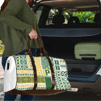 Samoa Uniting Party Travel Bag SUP Est 2025 Siapo Pattern LT14 - Polynesian Pride