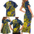 Niue Peniamina Gospel Day Family Matching Short Sleeve Bodycon Dress and Hawaiian Shirt Unique Niean Hiapo LT14 - Polynesian Pride