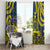 Niue Peniamina Gospel Day Window Curtain Unique Niean Hiapo LT14 - Polynesian Pride