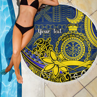 Personalised Niue Peniamina Gospel Day Beach Blanket Unique Niean Hiapo LT14 - Wonder Print Shop