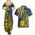 Personalised Niue Peniamina Gospel Day Couples Matching Summer Maxi Dress and Hawaiian Shirt Unique Niean Hiapo LT14 - Polynesian Pride