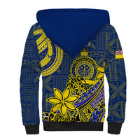 Personalised Niue Peniamina Gospel Day Sherpa Hoodie Unique Niean Hiapo LT14 - Polynesian Pride