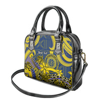 Personalised Niue Peniamina Gospel Day Shoulder Handbag Unique Niean Hiapo LT14 - Polynesian Pride