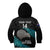 Custom New Zealand Silver Fern Rugby Kid Hoodie Pacific 2023 Kia Haka Kiwis With Maori Ta Moko LT14 - Polynesian Pride