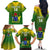 Custom Cook Islands Rugby Family Matching Off Shoulder Long Sleeve Dress and Hawaiian Shirt Pacific 2023 Go The Kukis LT14 - Polynesian Pride