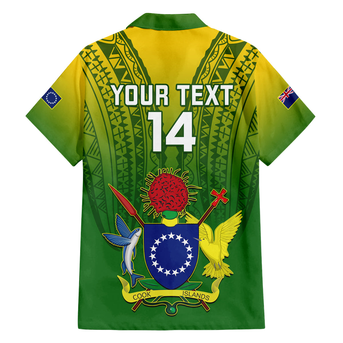 Custom Cook Islands Rugby Family Matching Off Shoulder Long Sleeve Dress and Hawaiian Shirt Pacific 2023 Go The Kukis LT14 - Polynesian Pride