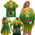 Custom Cook Islands Rugby Family Matching Off Shoulder Short Dress and Hawaiian Shirt Pacific 2023 Go The Kukis LT14 - Polynesian Pride