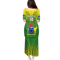 Custom Cook Islands Rugby Puletasi Pacific 2023 Go The Kukis LT14 - Polynesian Pride