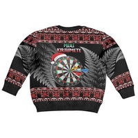All I Want For Christmas Is Darts New Zealand Kid Ugly Christmas Sweater LT14 - Polynesian Pride