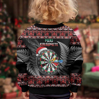 All I Want For Christmas Is Darts New Zealand Kid Ugly Christmas Sweater LT14 - Polynesian Pride