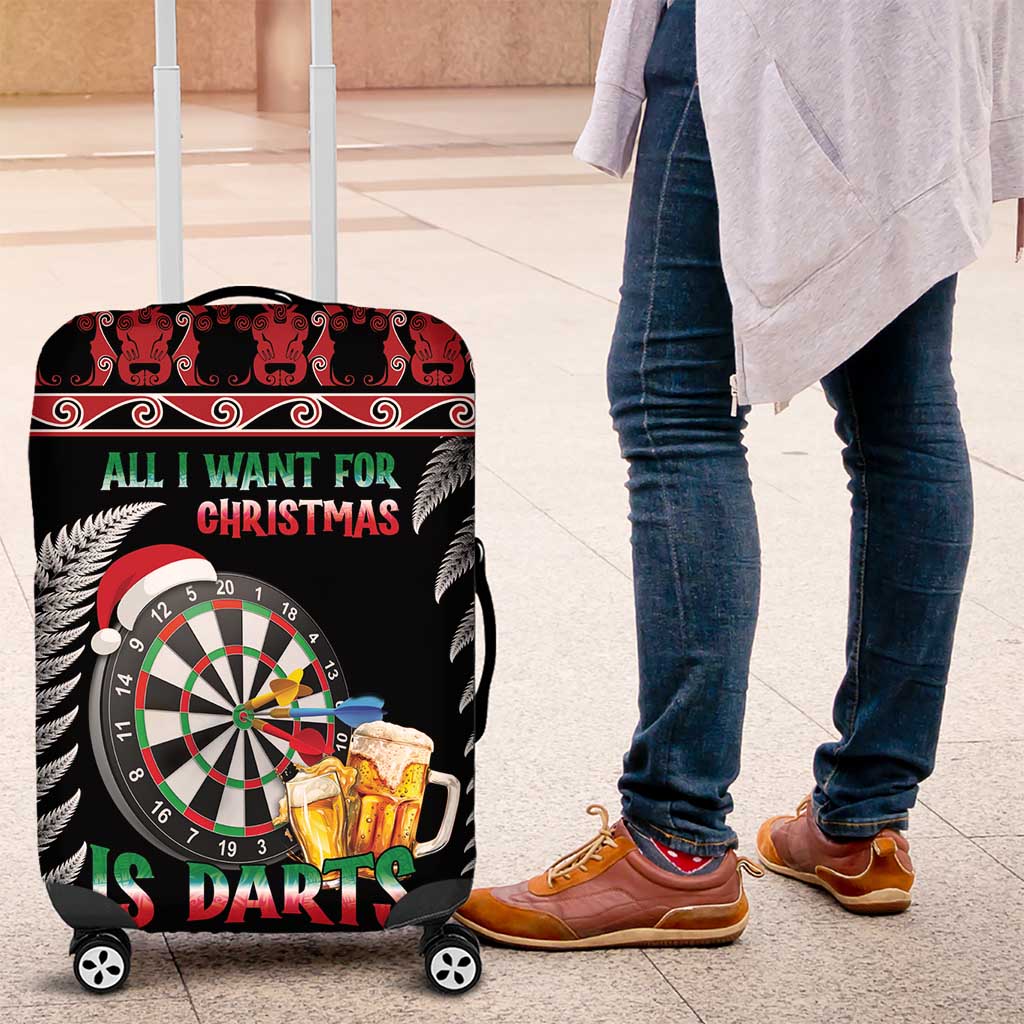 All I Want For Christmas Is Darts New Zealand Luggage Cover