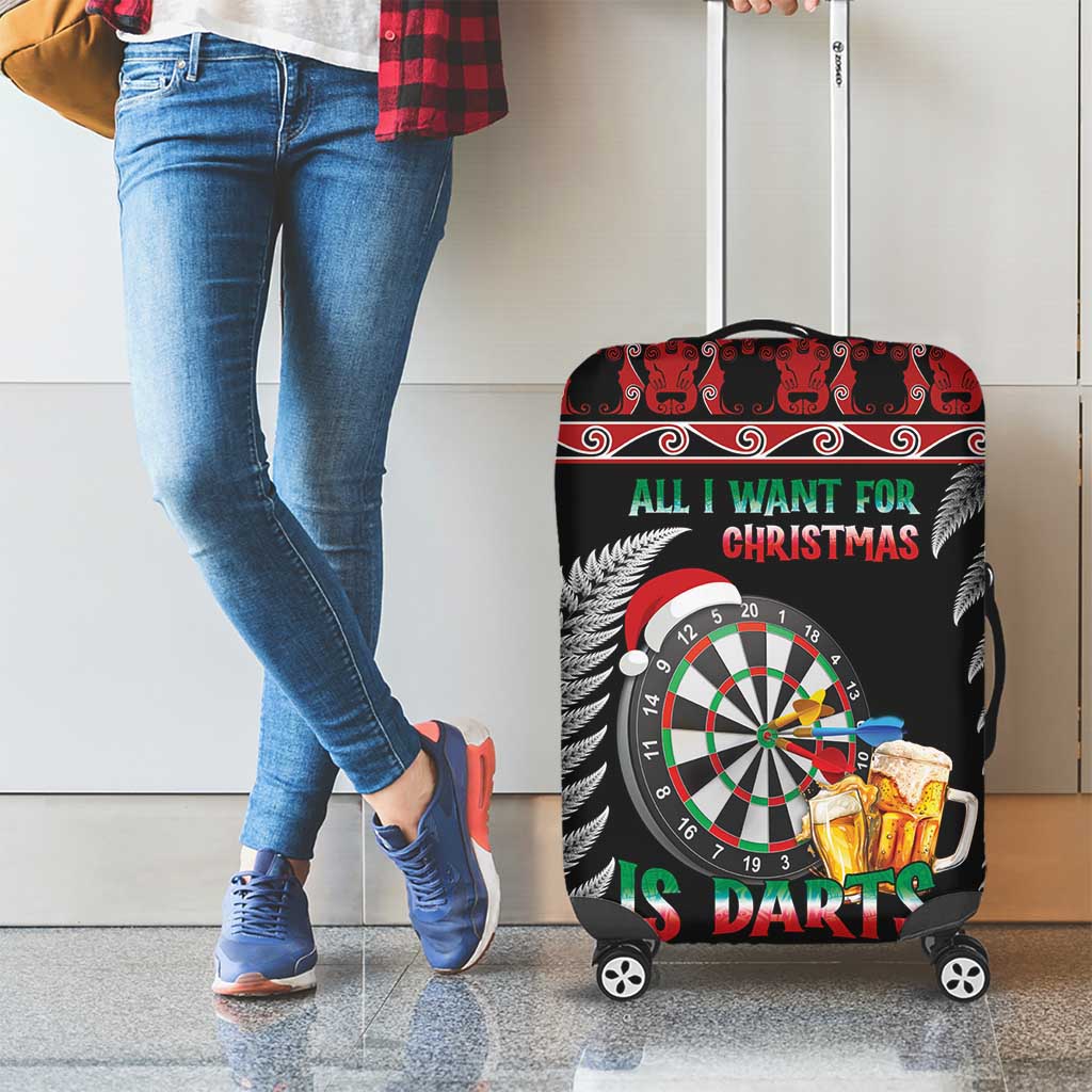 All I Want For Christmas Is Darts New Zealand Luggage Cover LT14 - Polynesian Pride