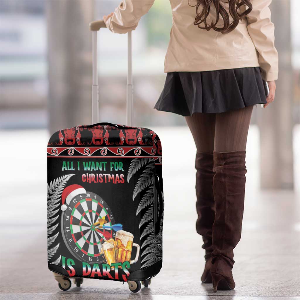 All I Want For Christmas Is Darts New Zealand Luggage Cover LT14 - Polynesian Pride