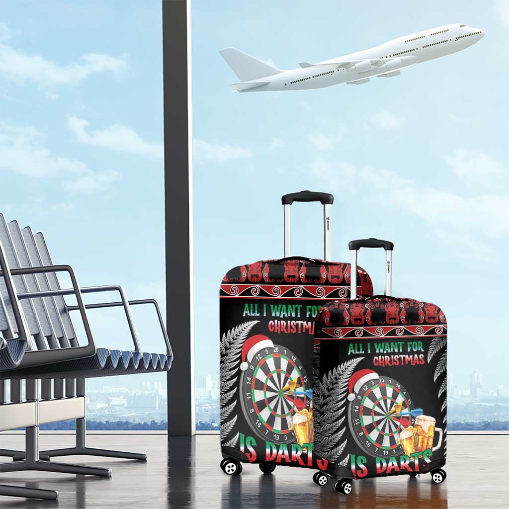All I Want For Christmas Is Darts New Zealand Luggage Cover LT14 - Polynesian Pride