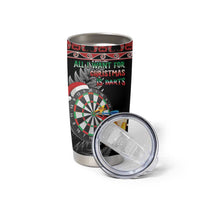 All I Want For Christmas Is Darts New Zealand Tumbler Cup LT14 - Polynesian Pride