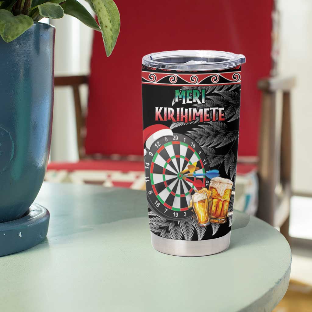 All I Want For Christmas Is Darts New Zealand Tumbler Cup LT14 - Polynesian Pride