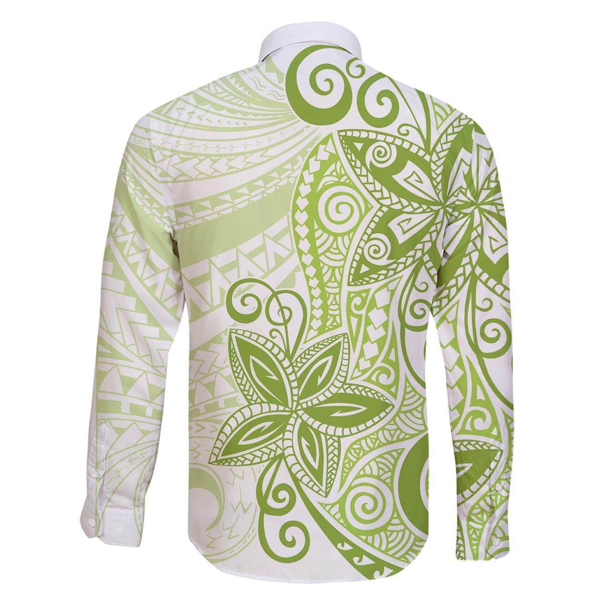 Polynesia Dolphins Family Matching Puletasi and Hawaiian Shirt Valentine Day Floral Polynesian - Vintage Lime Green LT14 - Polynesian Pride