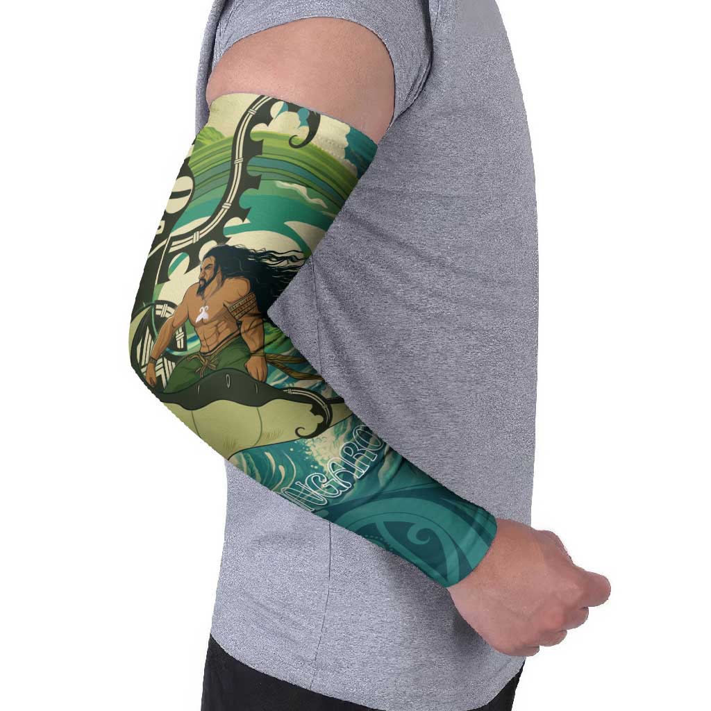 Aotearoa Tangaroa Atua Arm Sleeves New Zealand God Of The Ocean LT14 - Polynesian Pride