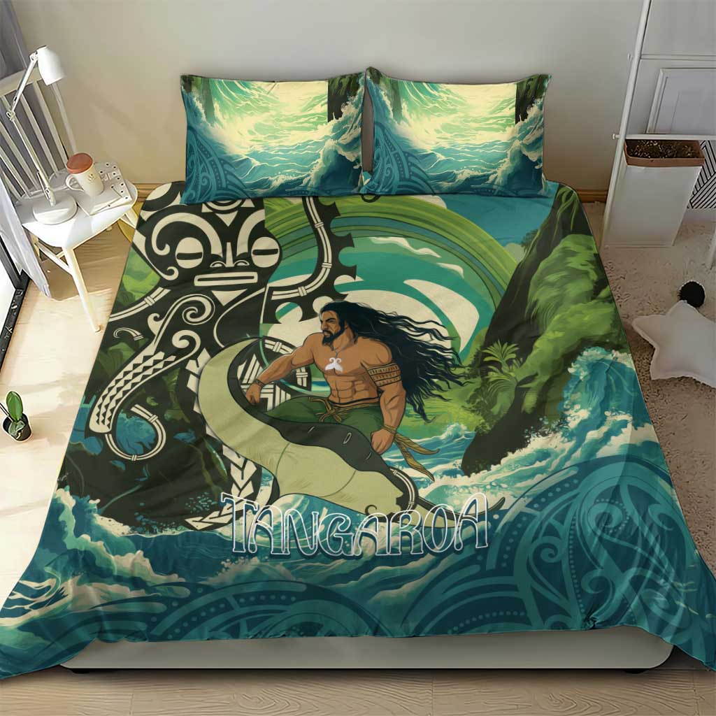 Aotearoa Tangaroa Atua Bedding Set New Zealand God Of The Ocean