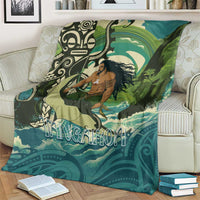 Aotearoa Tangaroa Atua Blanket New Zealand God Of The Ocean