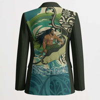 Aotearoa Tangaroa Atua Blazer New Zealand God Of The Ocean LT14 - Polynesian Pride