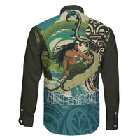 Aotearoa Tangaroa Atua Family Matching Mermaid Dress and Hawaiian Shirt New Zealand God Of The Ocean LT14 - Polynesian Pride