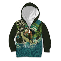 Aotearoa Tangaroa Atua Kid Hoodie New Zealand God Of The Ocean