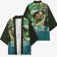 Aotearoa Tangaroa Atua Kimono New Zealand God Of The Ocean - Polynesian Pride