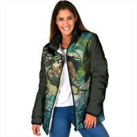Aotearoa Tangaroa Atua Padded Jacket New Zealand God Of The Ocean - Polynesian Pride