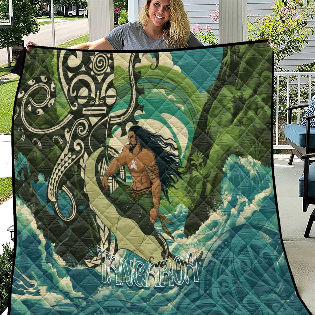 Aotearoa Tangaroa Atua Quilt New Zealand God Of The Ocean