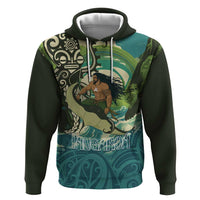 Aotearoa Tangaroa Atua Zip Hoodie New Zealand God Of The Ocean