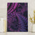 New Zealand Lizard Canvas Wall Art Silver Fern Aotearoa Maori Purple Version