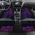 New Zealand Lizard Car Mats Silver Fern Aotearoa Maori Purple Version