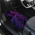 New Zealand Lizard Car Mats Silver Fern Aotearoa Maori Purple Version