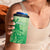 Aloha Hawaii Molokai Island 4 in 1 Can Cooler Tumbler Hibiscus Tribal Honu Hawaiian Tattoo Green