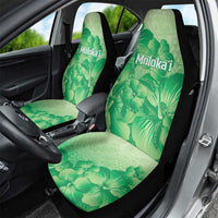 Aloha Hawaii Molokai Island Car Seat Cover Hibiscus Tribal Honu Hawaiian Tattoo Green