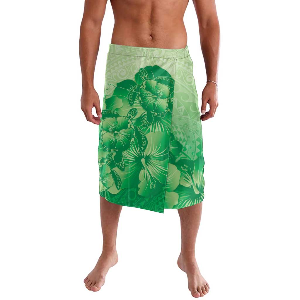 Aloha Hawaii Molokai Island Lavalava Hibiscus Tribal Honu Hawaiian Tattoo Green