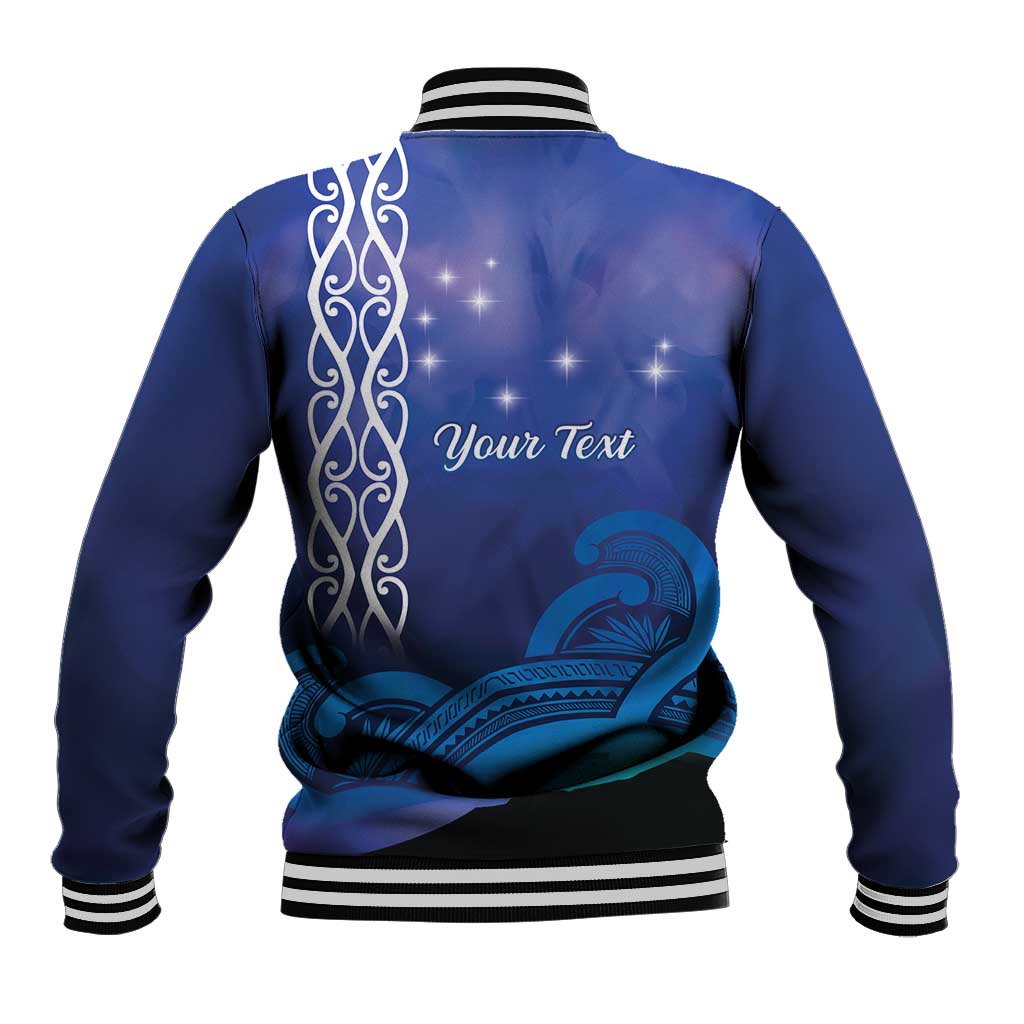 Personalised Matariki New Zealand Baseball Jacket Maori New Year Galaxy Koru Pattern LT14 - Polynesian Pride