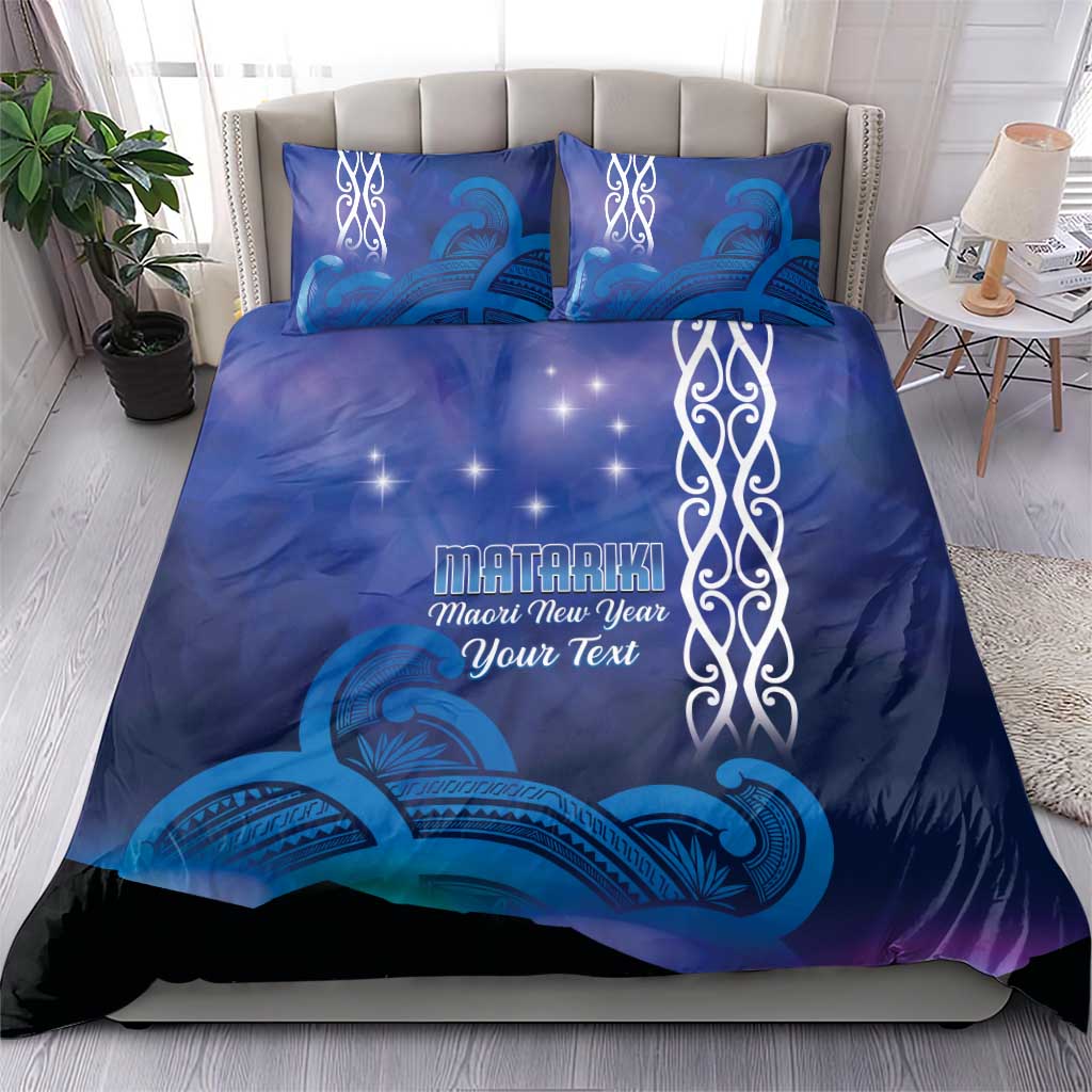 Personalised Matariki New Zealand Bedding Set Maori New Year Galaxy Koru Pattern LT14 - Polynesian Pride