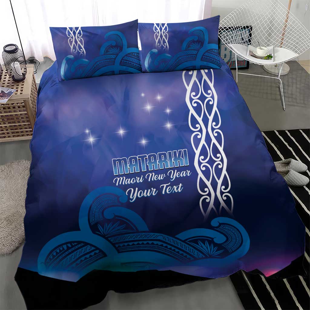 Personalised Matariki New Zealand Bedding Set Maori New Year Galaxy Koru Pattern LT14 - Polynesian Pride