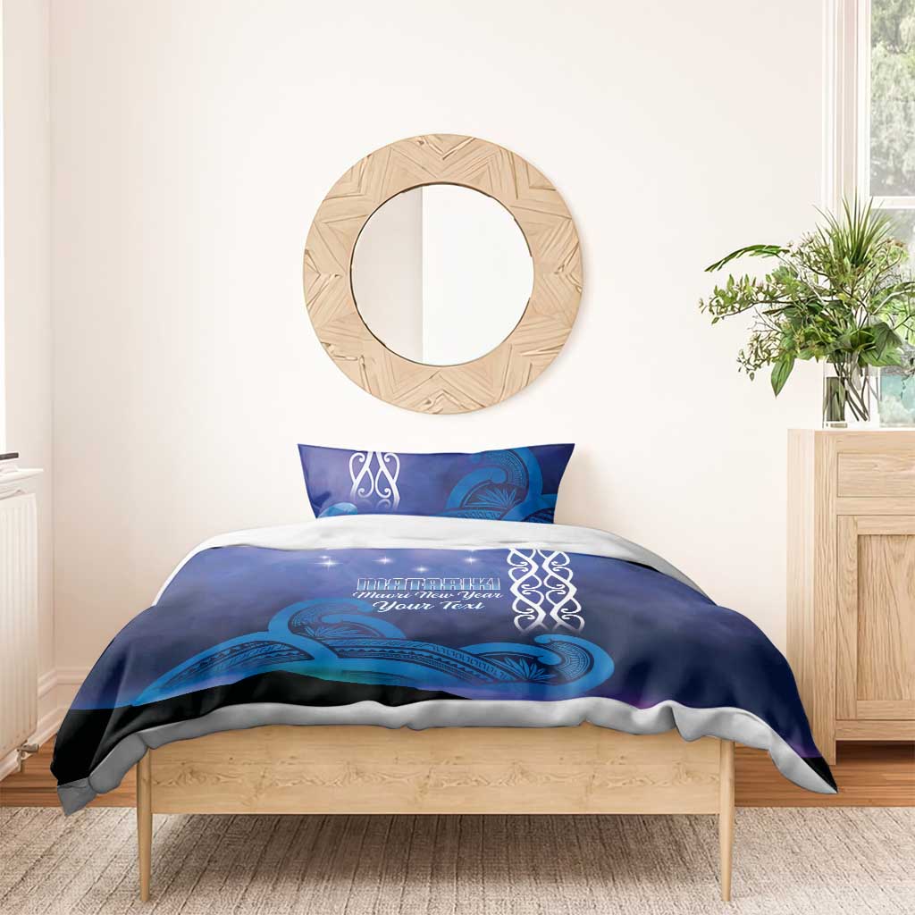Personalised Matariki New Zealand Bedding Set Maori New Year Galaxy Koru Pattern LT14 - Polynesian Pride